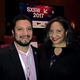 Brandon Benavides of the National Association of Hispanic Journalists and Sarah Glover of the National Association of Black Journalists